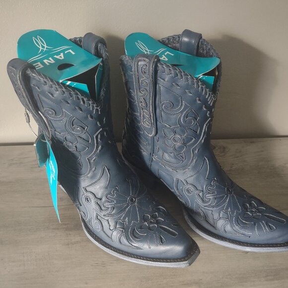 Lane Boots Robin Booties - NWT - size 8.5 - beautiful western moto ankle boots - Picture 9 of 9